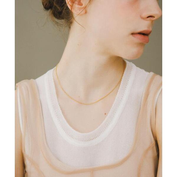 ネックレス decor「デコール」　STAINLESS BALLCHAIN NECKLACE レディ...
