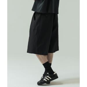 ハーフパンツ ワイドパンツ パンツ 短パン 「SLICK/スリック」Tech Twill Wide Short Pants/テックツイル ワイドショートパンツ / ハーフパンツ