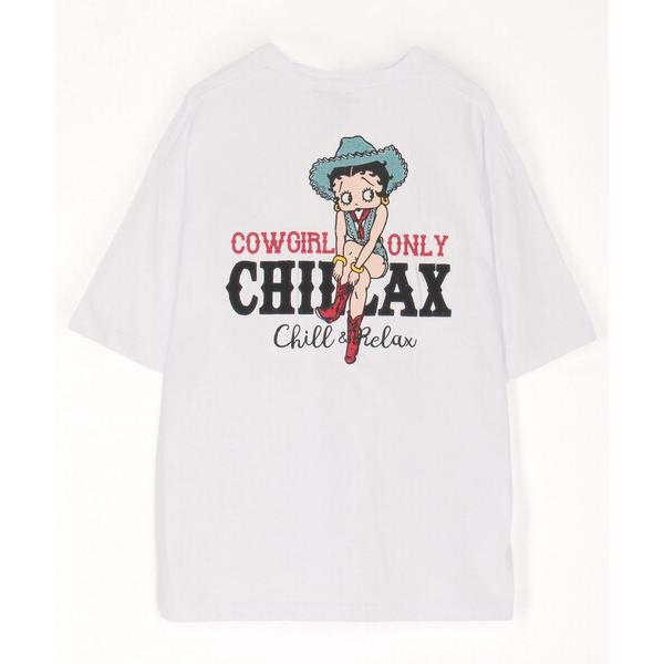 tシャツ 限定展開 CHILLAX/チラックス BETTYサガラ刺繍LOGO TEE メンズ