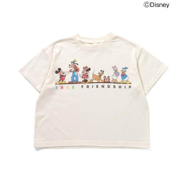 tシャツ 「リンク」「ディズニー」ミッキー＆フレンズ/バラエティTシャツ キッズ 子供服 男の子 女...