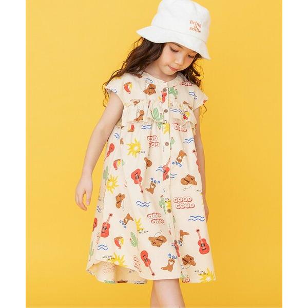 ワンピース 「リンク」シェフワンピ―ス キッズ 子供服 女の子
