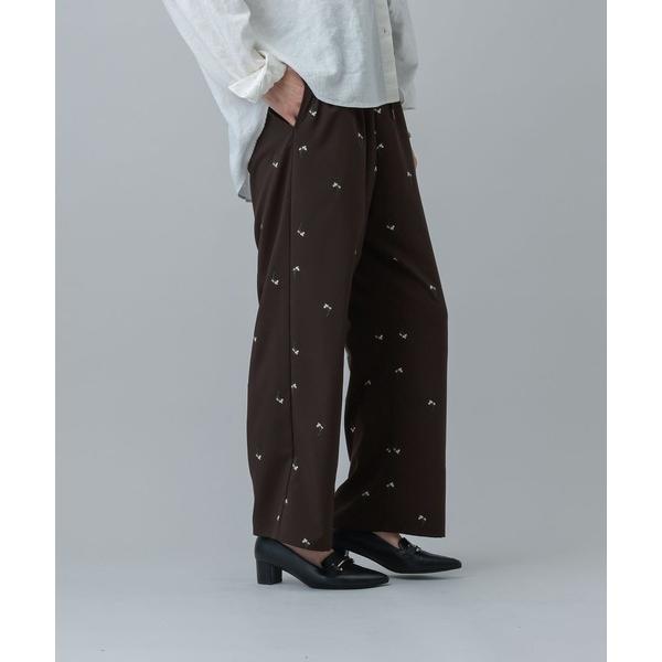 パンツ MATINEE LINE/フラワー刺繍イージーパンツ/646659 レディース