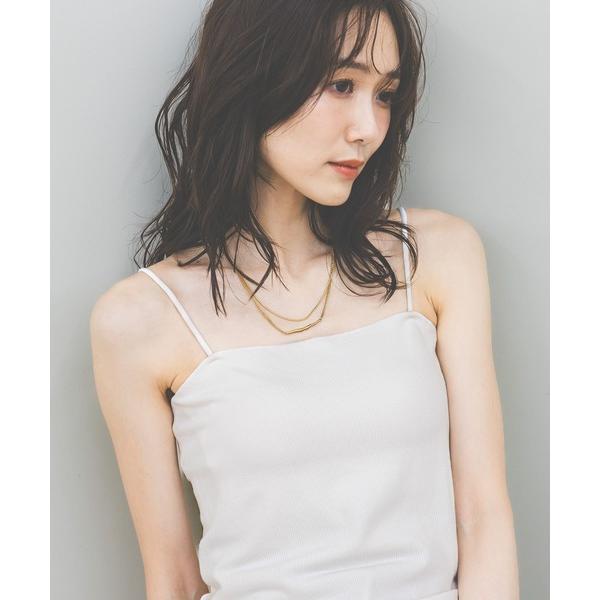 キャミソール Fffit エフィット/カップ付きリブキャミストレート/625140