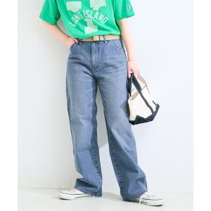 ワイドパンツ ジーンズ デニム デニムパンツ ウォッシャブル / Lee / リー PAINTER PANTS レディース