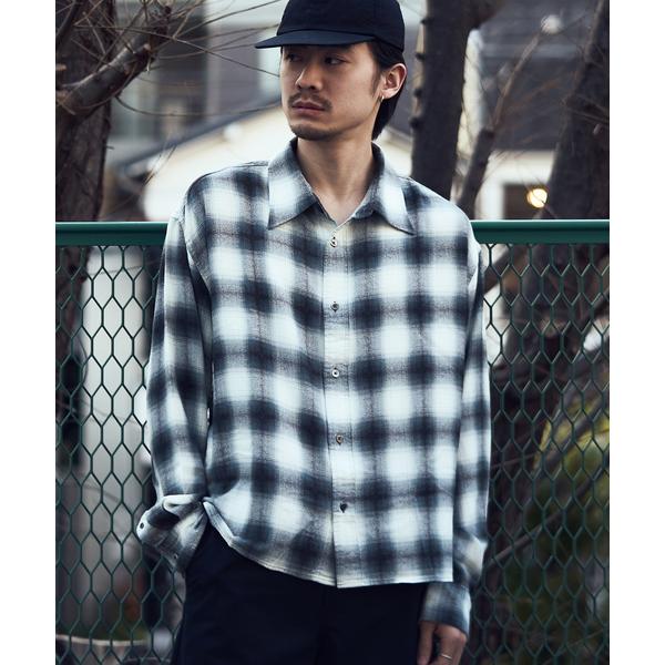 シャツ NAMELESSNESS / ネームレスネス RAYON LONG SLEEVE SHIRT...