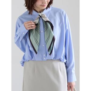 ブラウス シャツ 「雑誌掲載」バルーンヘムシャツ レディース