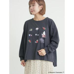 MOOMIN（ムーミン） tシャツ 半袖 ケサクッカ 刺繍 ビッグ Tシャツ Big