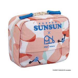 ポーチ 「Wpc.」パペットスンスン × Wpc. Patterns はっ水スクエアポーチ レディース