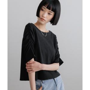 tシャツ ショルダーパフカーディガン５Ｓ 665444 レディース