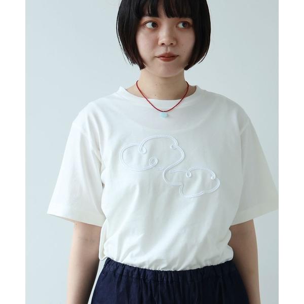 tシャツ 半袖 mokumoku 刺繍 Ｔシャツ レディース