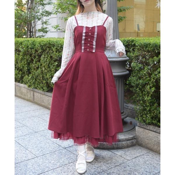 ワンピース バックシャンキャミワンピース
