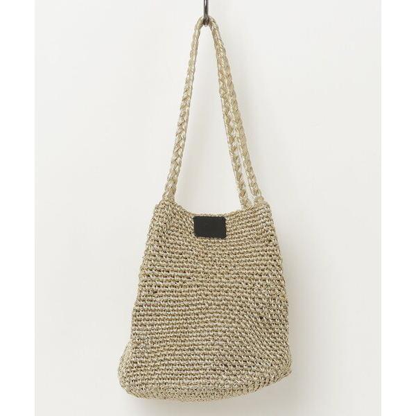 ショルダーバッグ バッグ 「Swaraj/スワラージ」手編みのメタリックマクラメBAGーS / CH...