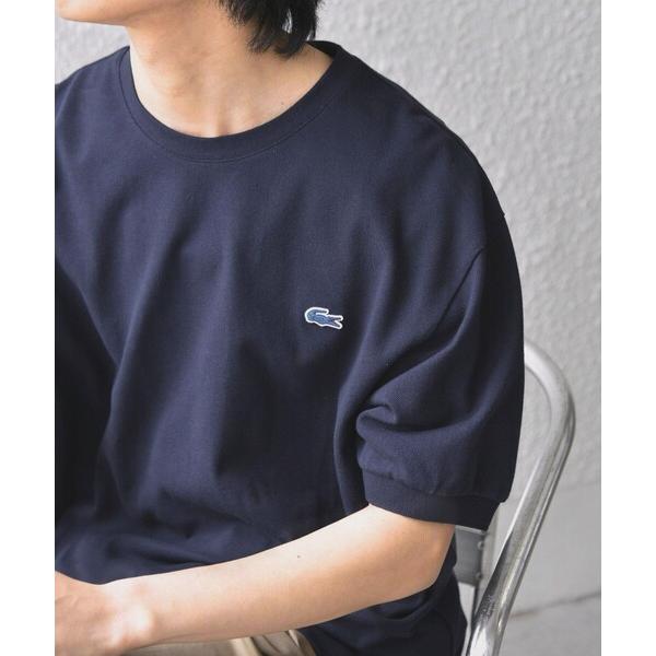 tシャツ 「SHIPS any別注」LACOSTE: ワンポイント ロゴ ピケ クルーネック Tシャ...