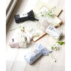 日傘 折りたたみ傘 「UVカット・遮光率100％」フリル付きコンパクト折り畳み日傘（晴雨兼用） レディース