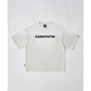 tシャツ 「ADAMPATEK/アダムパテック」basic logo aging T ベーシックロゴエイジングTEE メンズ レディース