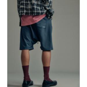 パンツ 「ADAMPATEK/アダムパテック」ripple sarouel short pants リップルサルエルショートパンツ レディース メンズ