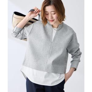 tシャツ レイヤード風衿スリットプルオーバー レディース