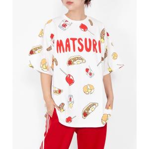 tシャツ 「新サイズ」祭り総柄Ｔシャツ レディース メンズ
