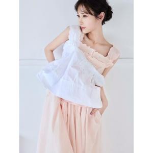 SNIDEL（スナイデル） ブラウス シャツ ヘムレースサテンブラウス