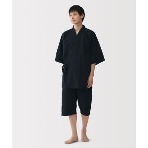 パジャマ 紳士　しじら織り　甚平 メンズ