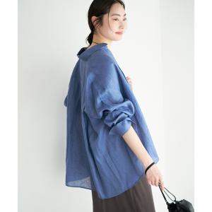 ブラウス シャツ Linen Tent Line シャツ レディース