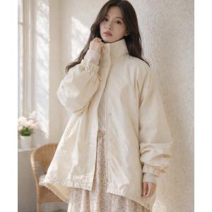 コート アウター その日の気分で、形を変える♪スタンドカラーモンスターコート/春アウター レディース