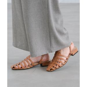 HIMIKO 「HIMIKO」 フラットサンダル 22.5cm シルバー レディース
