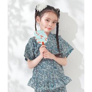 gelato pique（ジェラートピケ） キッズ 帯付き甚平 pkft262410