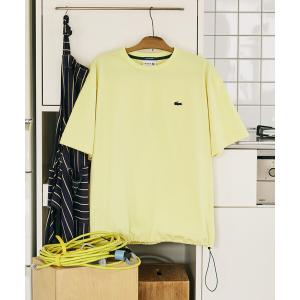 tシャツ LACOSTE/ラコステ 「別注」スピンドル付き 半袖Tシャツ 吸水性 接触冷感 リラックスシルエット メンズ