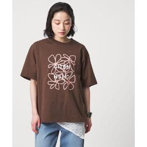 tシャツ 「CITEN」ロゴフラワーT レディース