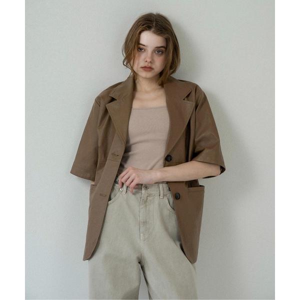 コート アウター 2way sleeve embroidery jacket / 2wayスリーブエ...