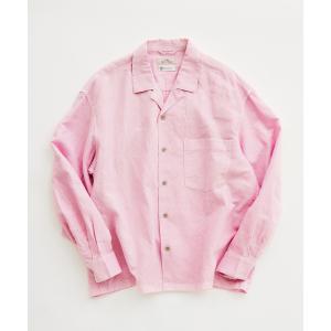 シャツ European Flax / ヨーロピアンフラックス 製品染め オープンカラーシャツ メンズ