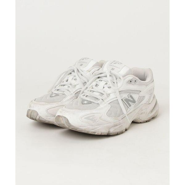 「New Balance」 ローカットスニーカー 24.5cm ホワイト レディース