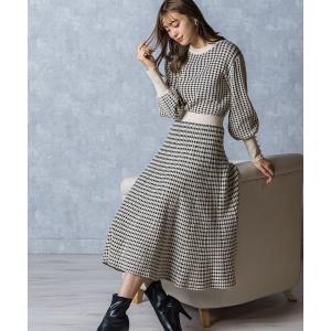 「QUEENS COURT」 長袖ニット M オフホワイト レディース