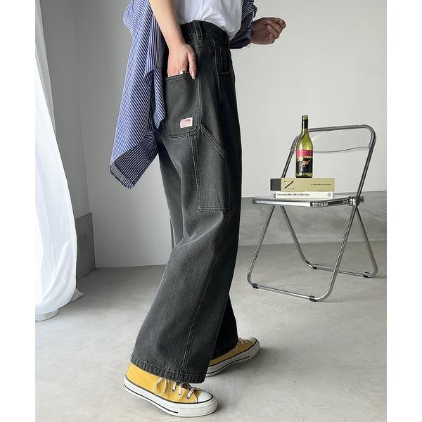 「Java」 デニムパンツ MEDIUM ブラック系その他2 メンズ