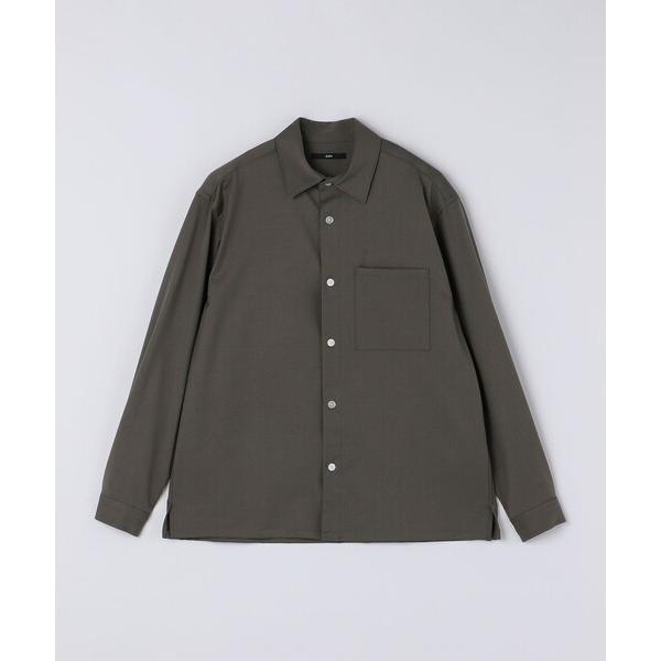 「SHIPS」 長袖シャツ SMALL ヘザーグレー メンズ