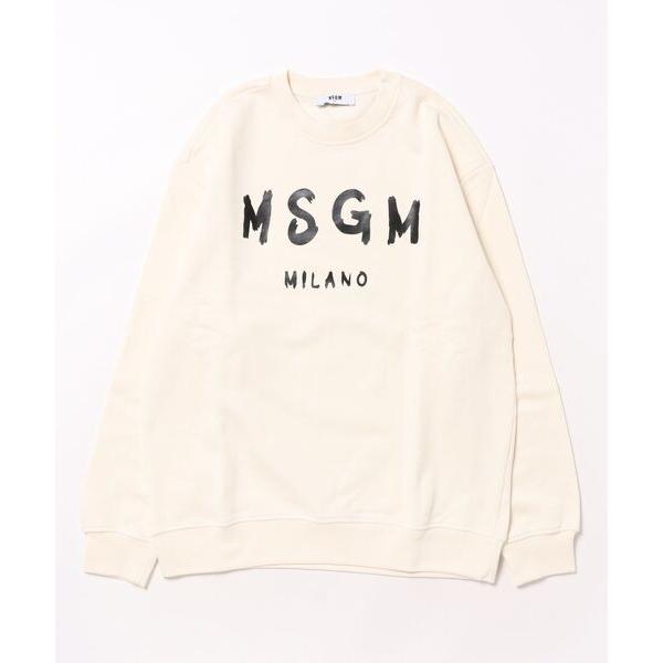 「MSGM KIDS」 「KIDS」スウェットカットソー 12 クリーム キッズ