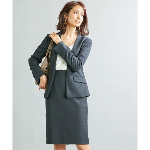 「7days Life Styling」 スカートスーツ 7号 ネイビー レディース