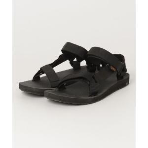 「Teva」 フラットサンダル 24cm ブラック レディース
