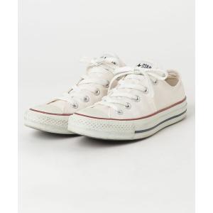 「CONVERSE」 ローカットスニーカー 22.5cm ベージュ レディース