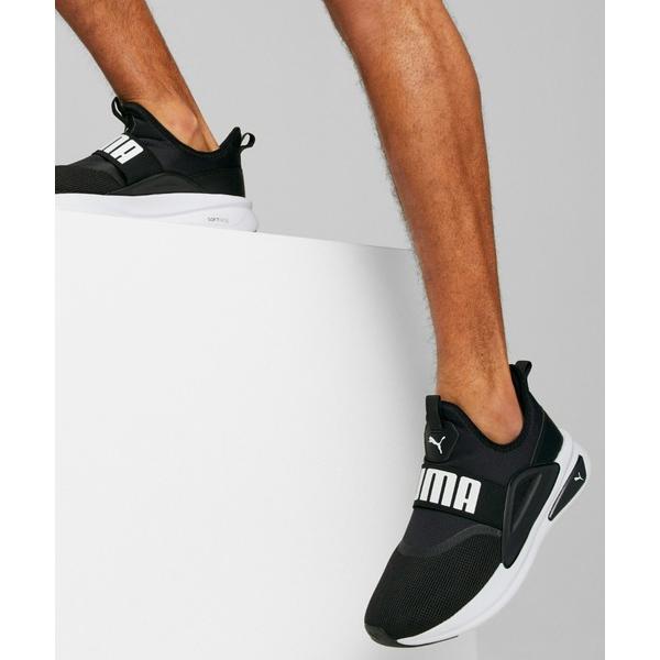「PUMA」 ローカットスニーカー 27.0cm ブラック×ホワイト メンズ