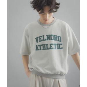 トレーナー スウェット カレッジスウェットショートスリーブTシャツ メンズ
