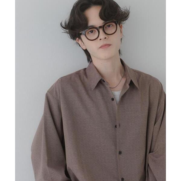 シャツ カラースラブレギュラーカラーシャツ メンズ