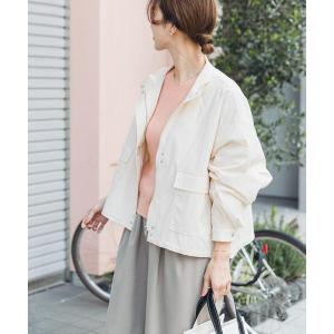 ブルゾン アウター 撥水/防花粉スタンドブルゾン レディース