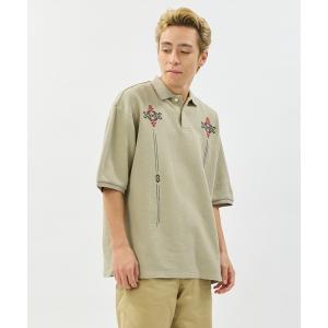 ポロシャツ 半袖 PENDLETON/ペンドルトン ショートスリーブ ピケ エンブロイダリー ポロシャツ メンズ レディース