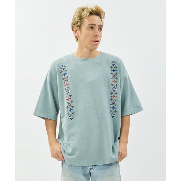 tシャツ PENDLETON/ペンドルトン ショートスリーブ ピケ エンブロイダリー Tシャツ メン...