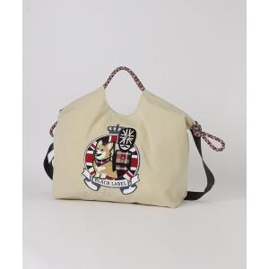 トートバッグ 「10th ANNIVERSARY」ブリティッシュエンブロイダリーマルチバッグ メンズ