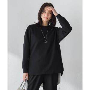 tシャツ 「WEB限定」美フォルムデイリープルオーバー「洗濯機で洗える/11号あり」 レディース