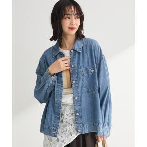 ブラウス シャツ シアーデニムシャツGジャン レディース