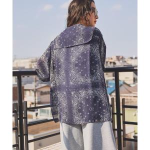 ブラウス シャツ バンダナセーラーブラウス レディース